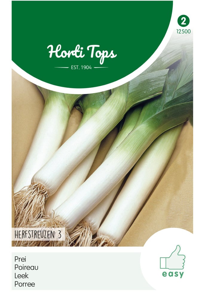 Hortitops Prei Allium Porrum L. Herfstreuzen 2 (verb. Olifant) - Groentezaden