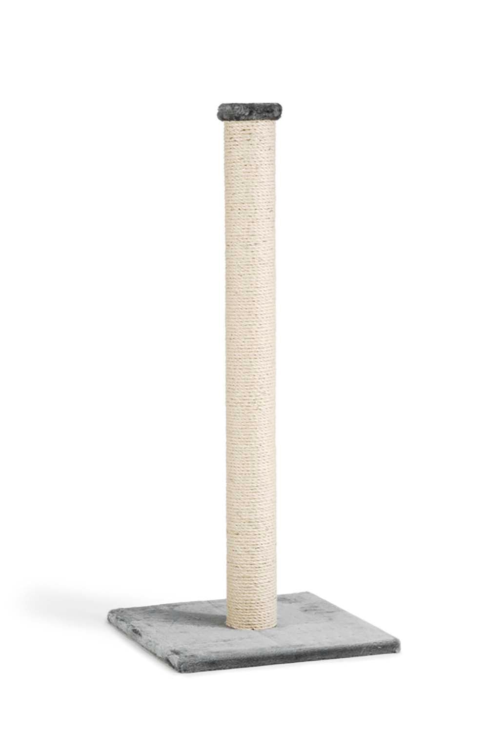 Beeztees Gina Met Voetprint - Krabpalen & Krabplanken - Grijs - 40x40x90 cm