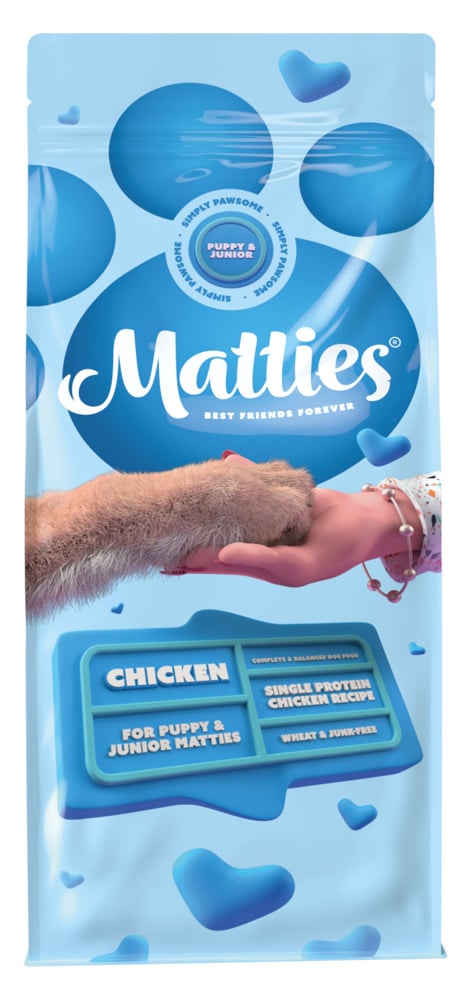 Matties Puppy & Junior - Hondenvoer - 12 Kilogram - kip Matties Puppy & Junior - Hondenvoer - 12 Kilogram - kip