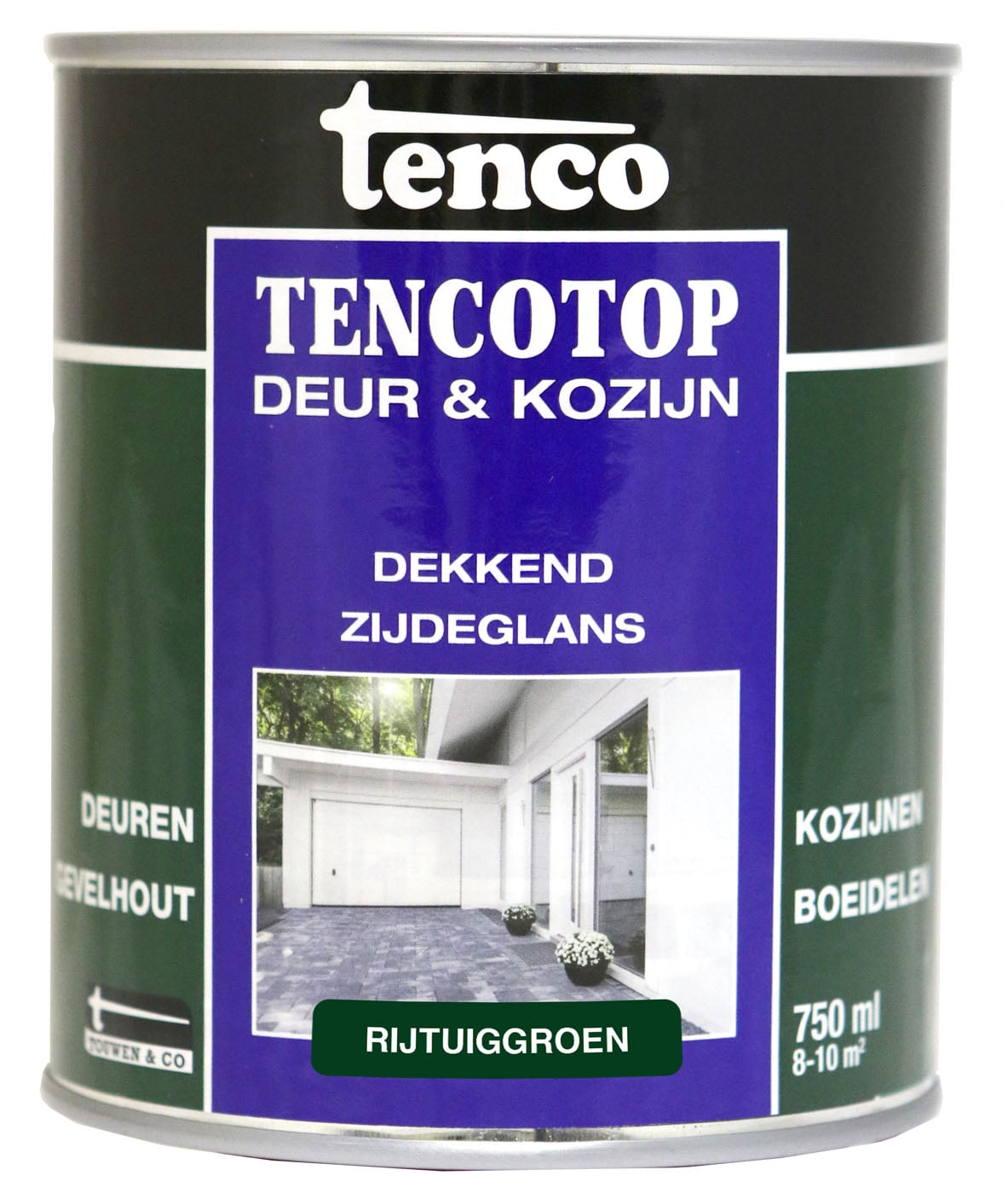 Tenco - Tencotop Houtbescherming - 750 Milliliter - Rijtuiggroen Tenco - Tencotop Houtbescherming - 750 Milliliter - Rijtuiggroen