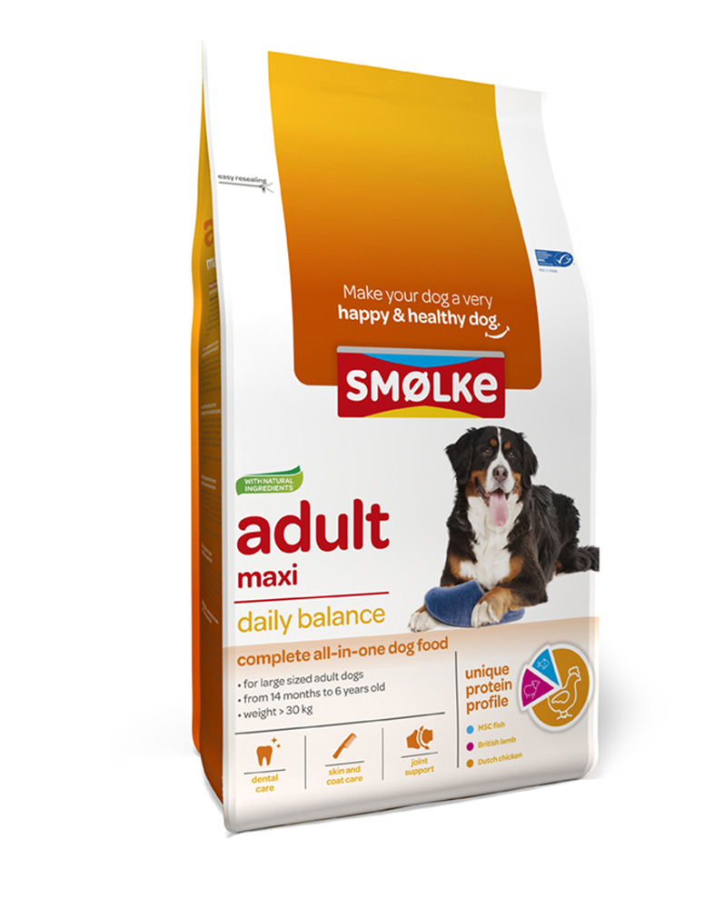 Smölke Adult Maxi - Hondenvoer - 3 Kilogram - kip, lam, vis