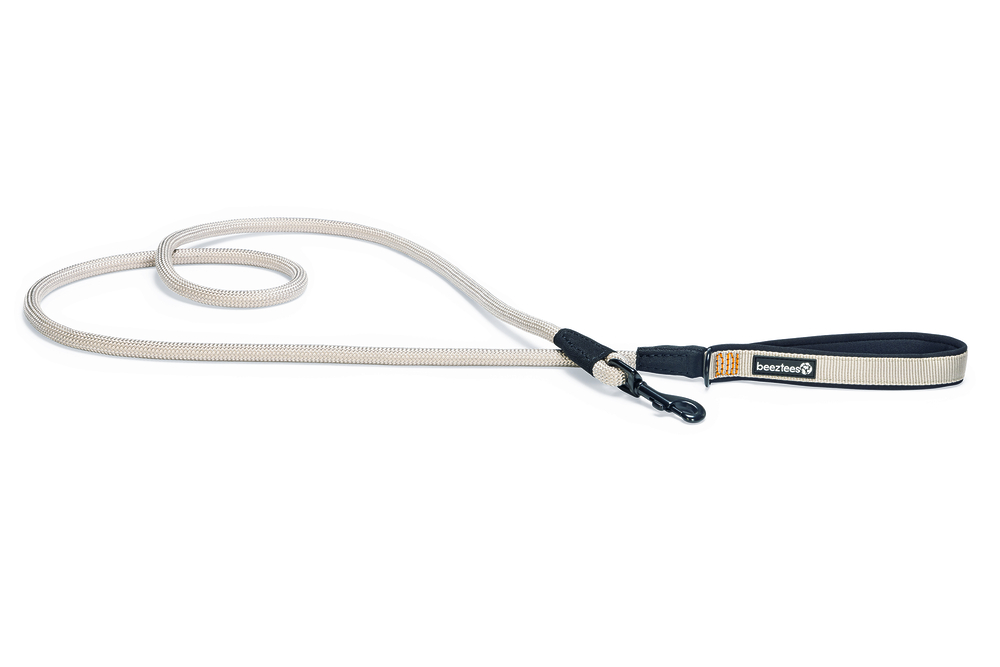 Beeztees Premium Parinca - Hondenriem - grijs - Medium - 1.2 cm - 180 cm