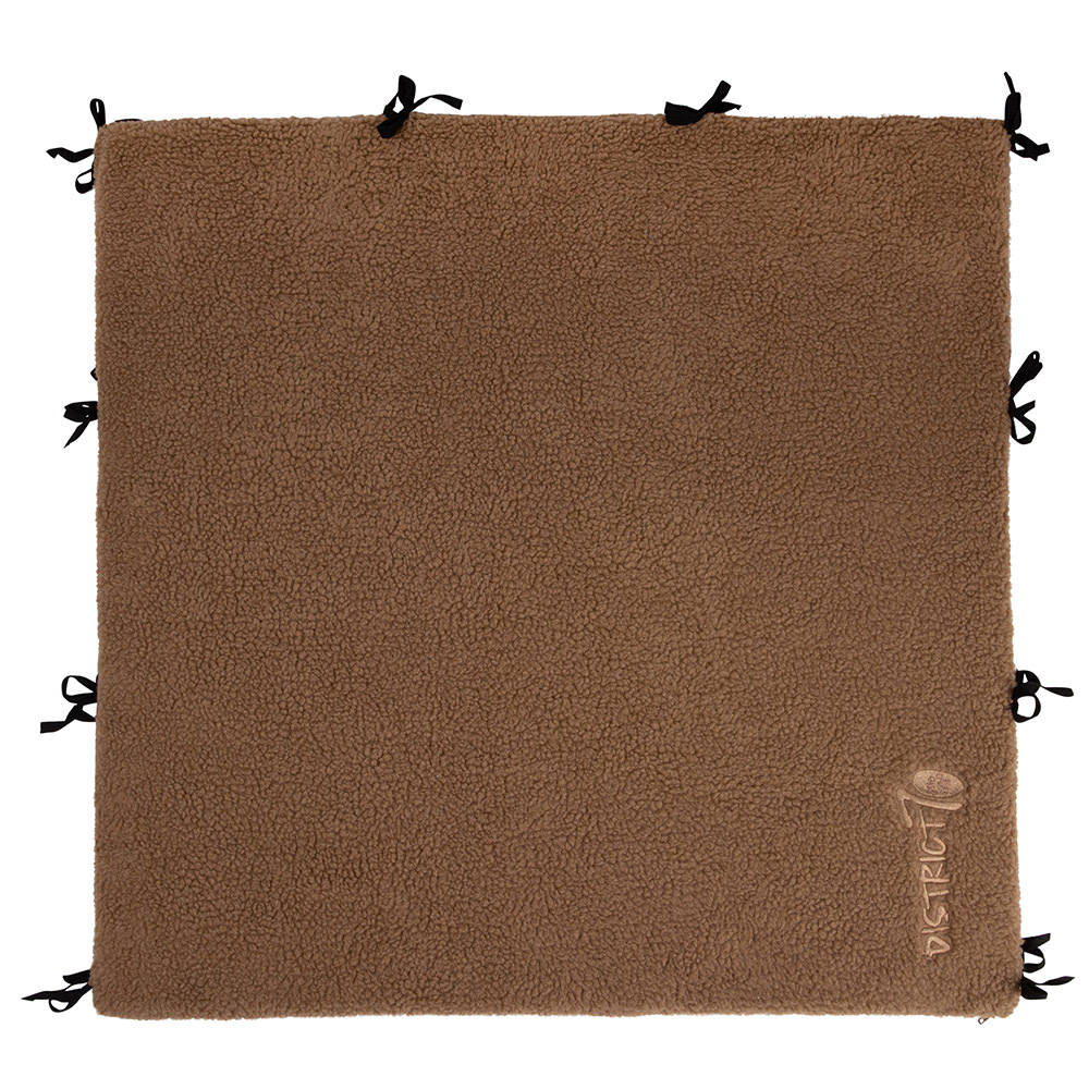 District 70 SHERPA - Scheidingspaneel - Honden Benchverkleiner - bruin - 1x75x75 cm