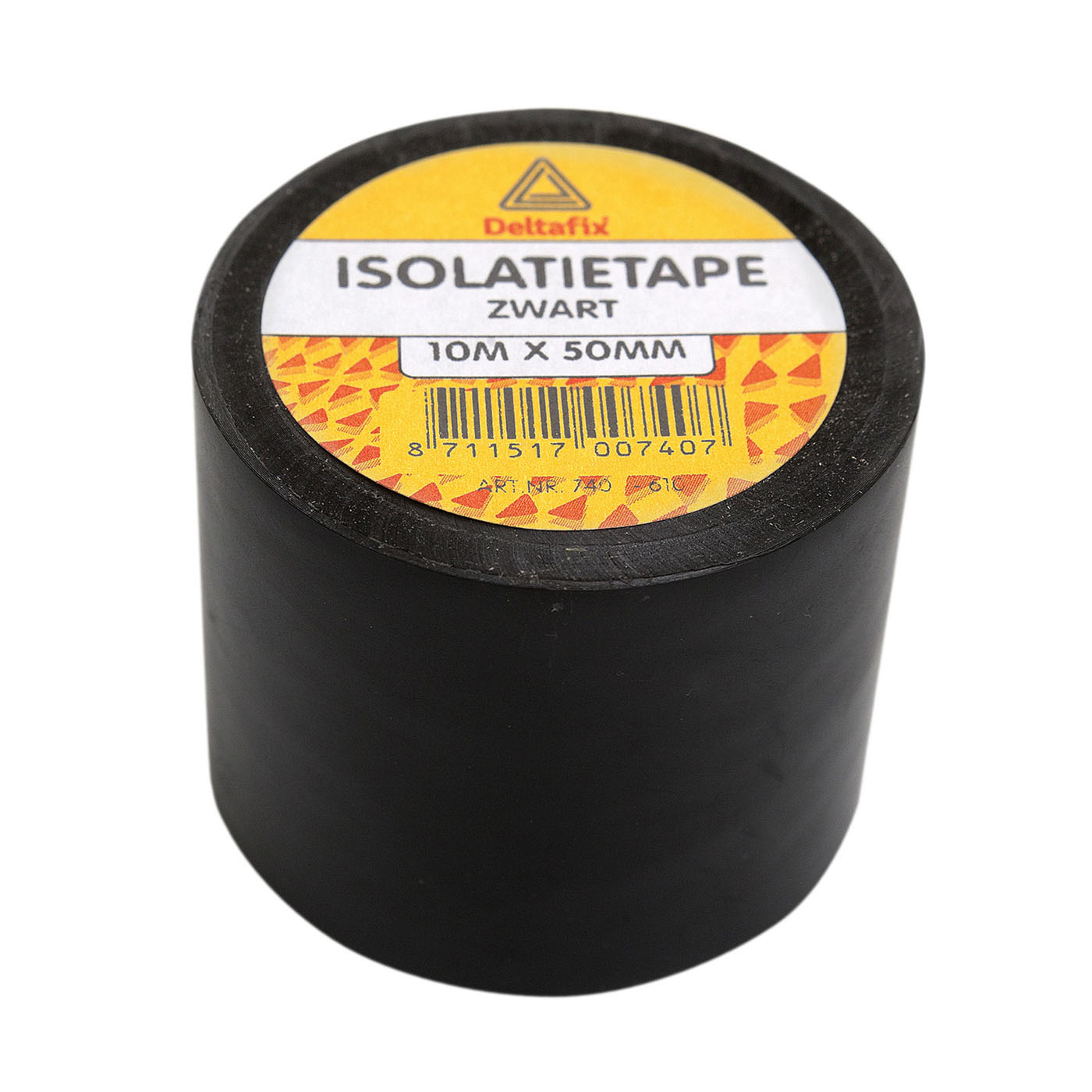 Deltafix Isolatieband 50mm 10m - Tape - 6x6x5.2 cm - Zwart - 10 cm