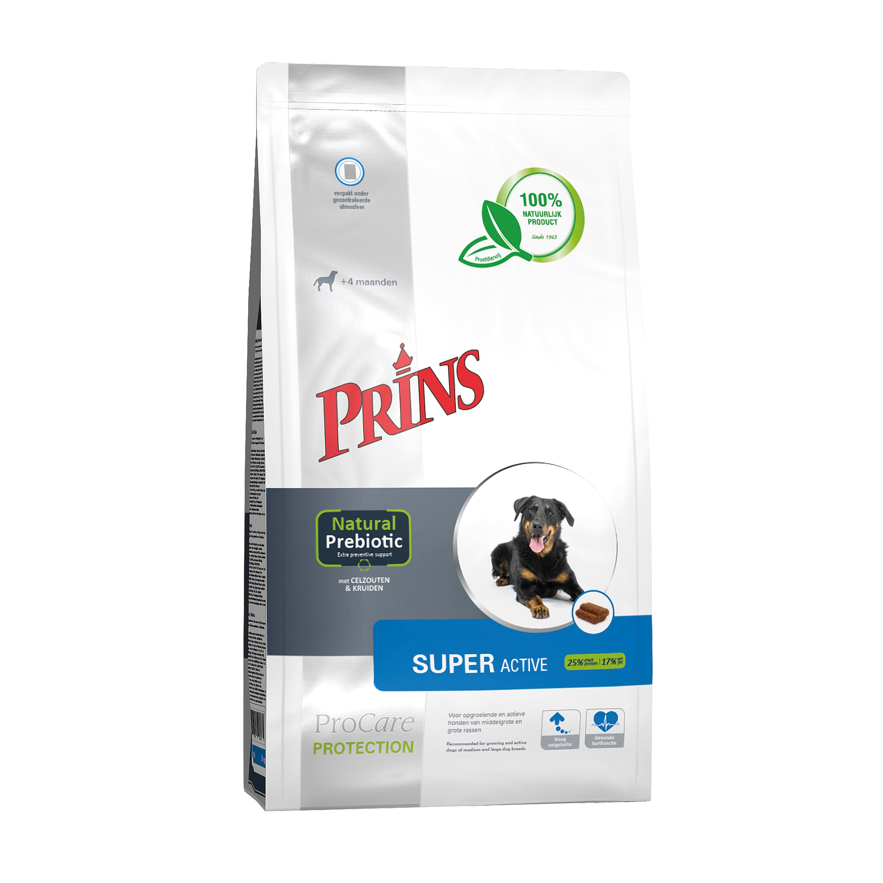Prins Procare Protection Super Active - Hondenvoer - 15 Kilogram - gevogelte Prins Procare Protection Super Active - Hondenvoer - 15 Kilogram - gevogelte
