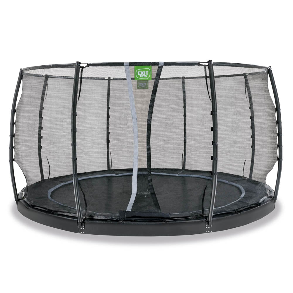 Exit Dynamic - Groundlevel trampoline - Zwart - 427 cm