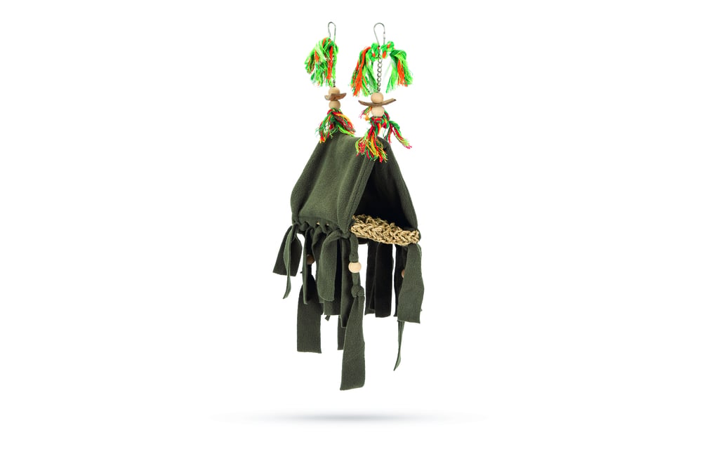 Beeztees Ami Vogelhuis - Vogelspeeltje - Groen