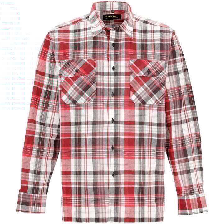 Störvik Egersund - Overhemd - Rood - L