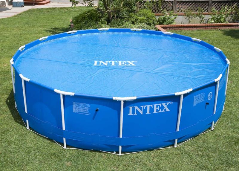Intex Solar Frame Afdekzeil - Zwembaden - Blauw - 34.5x41.5x22 cm - 305 cm