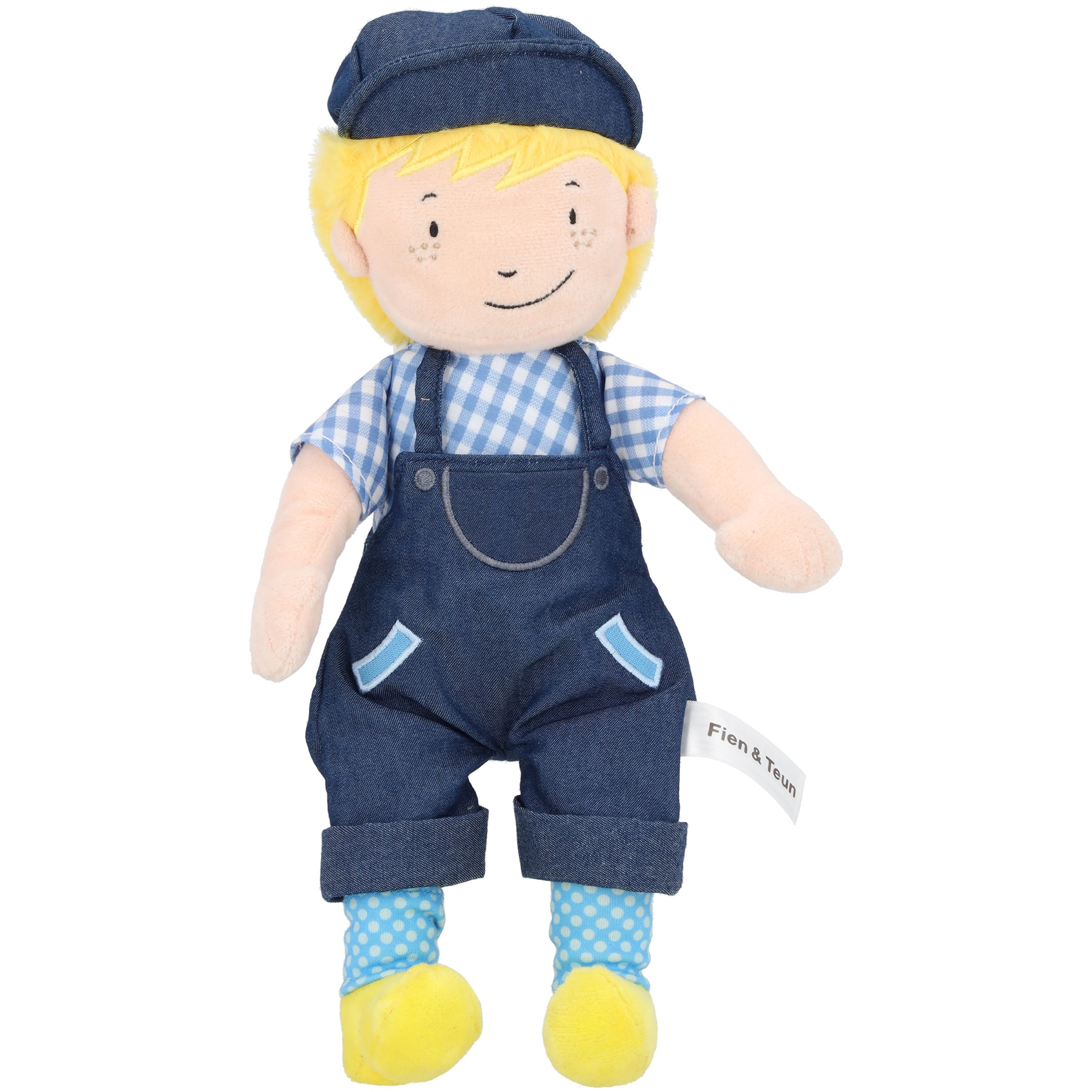 Fien & Teun Pluchen Pop Boer Teun - Knuffel - multi