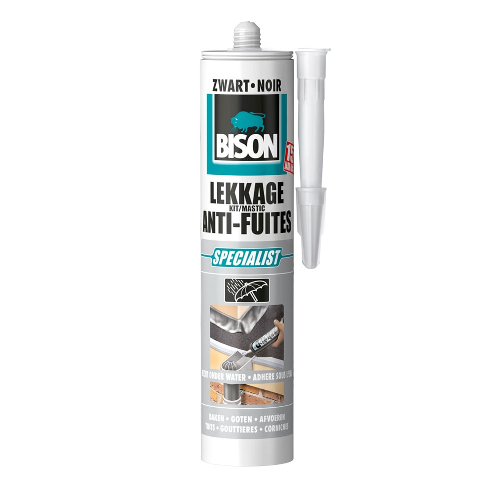 Bison Lekkagekit - 300 Milliliter - zwart