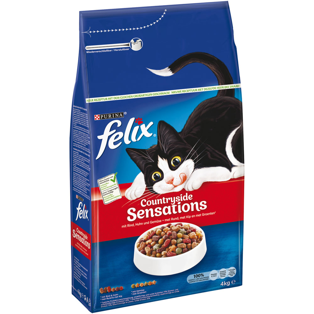 Felix Meaty Sensations - Kattenvoer - 4 Kilogram - kip, rund