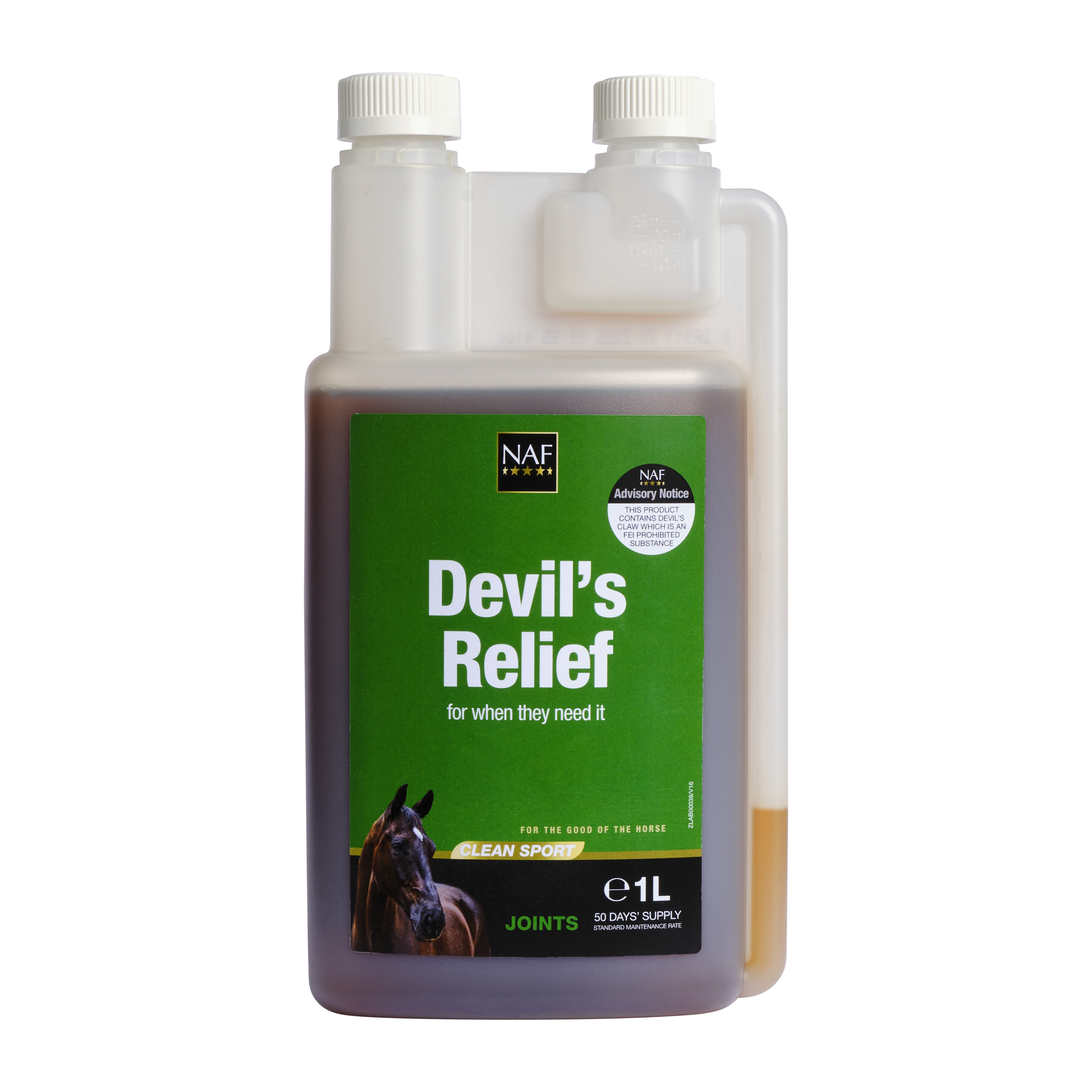 Naf Devil's Relief - Paardensupplement - 1 Liter