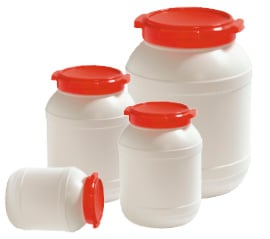 CurTec - Voerton - Met Schroefdeksel - 26 Liter - Rood/Wit