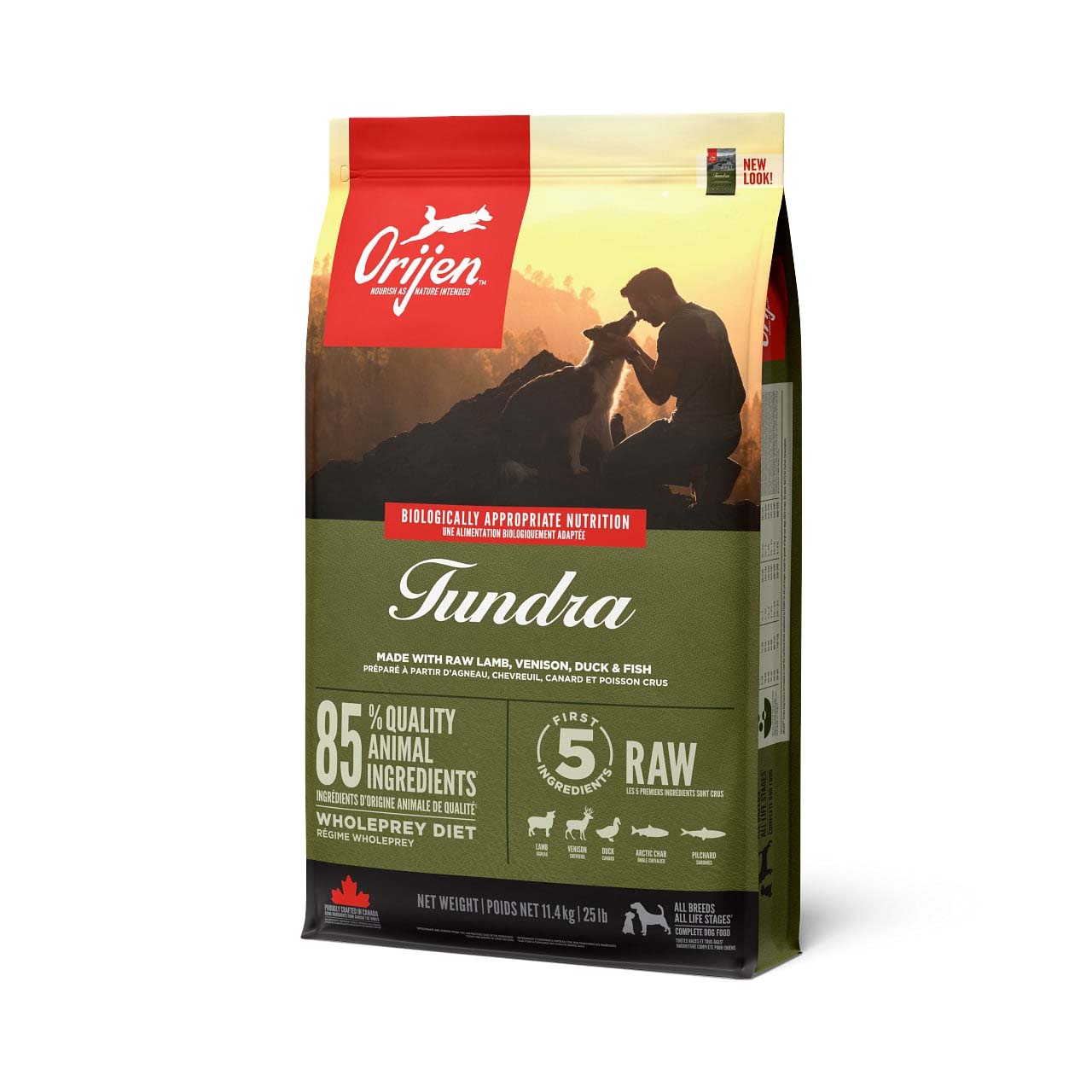 Orijen Tundra Dog Whole Prey - Hondenvoer - 11.4 Kilogram - hert, geit, vis