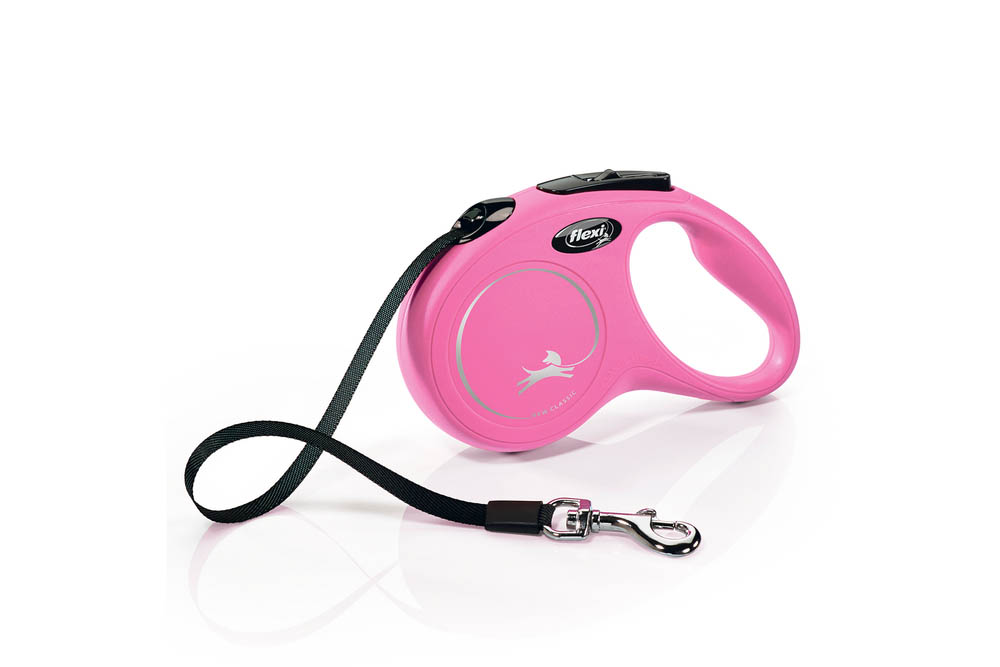FLEXI Classic Band - Rollijn - Hondenriem - roze - S - 500 cm FLEXI Classic Band - Rollijn - Hondenriem - roze - S - 500 cm