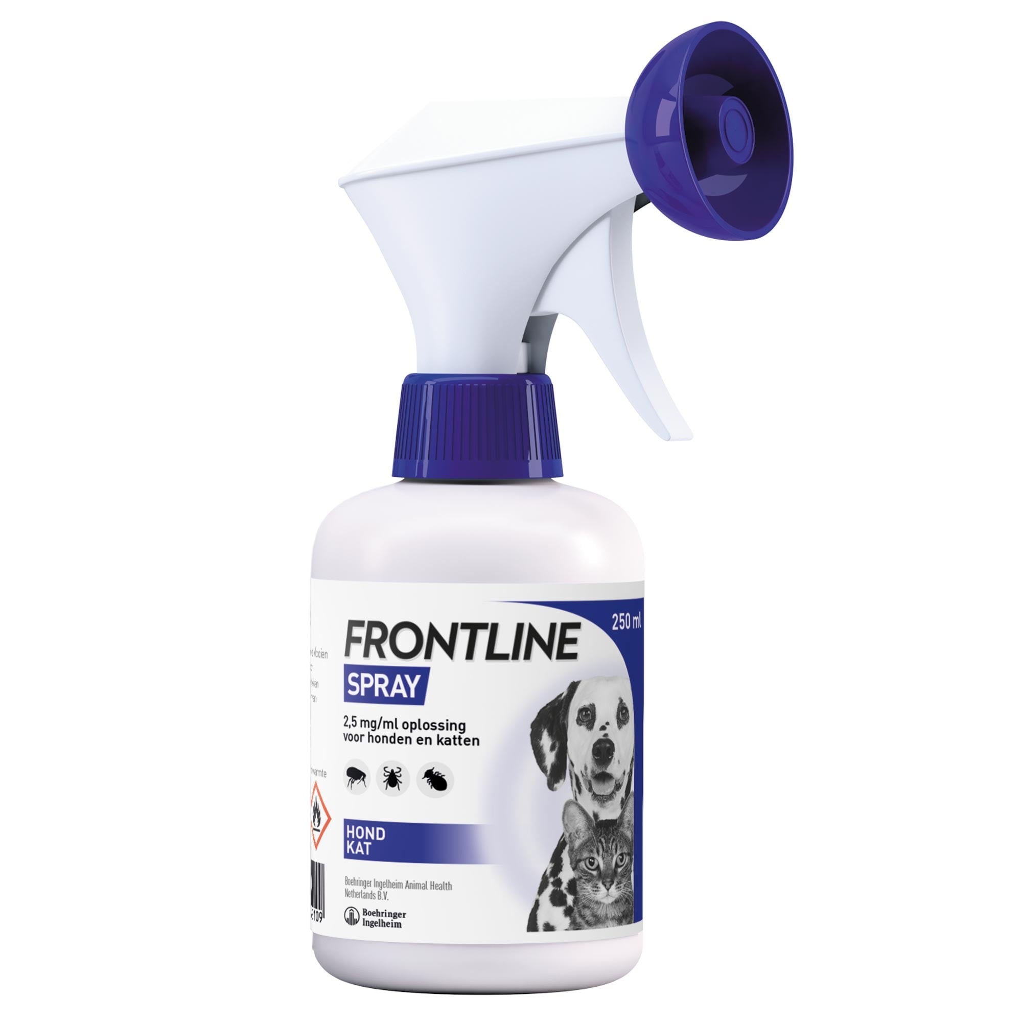 Frontline - Anti vlooien en teken - Spray - 250 Milliliter Frontline - Anti vlooien en teken - Spray - 250 Milliliter