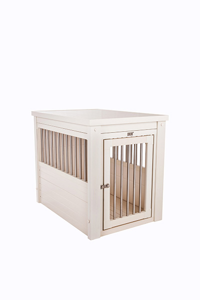 New Age Pet® InnPlace Crate - Hondenbench meubel - wit - 56x60x46 cm - S