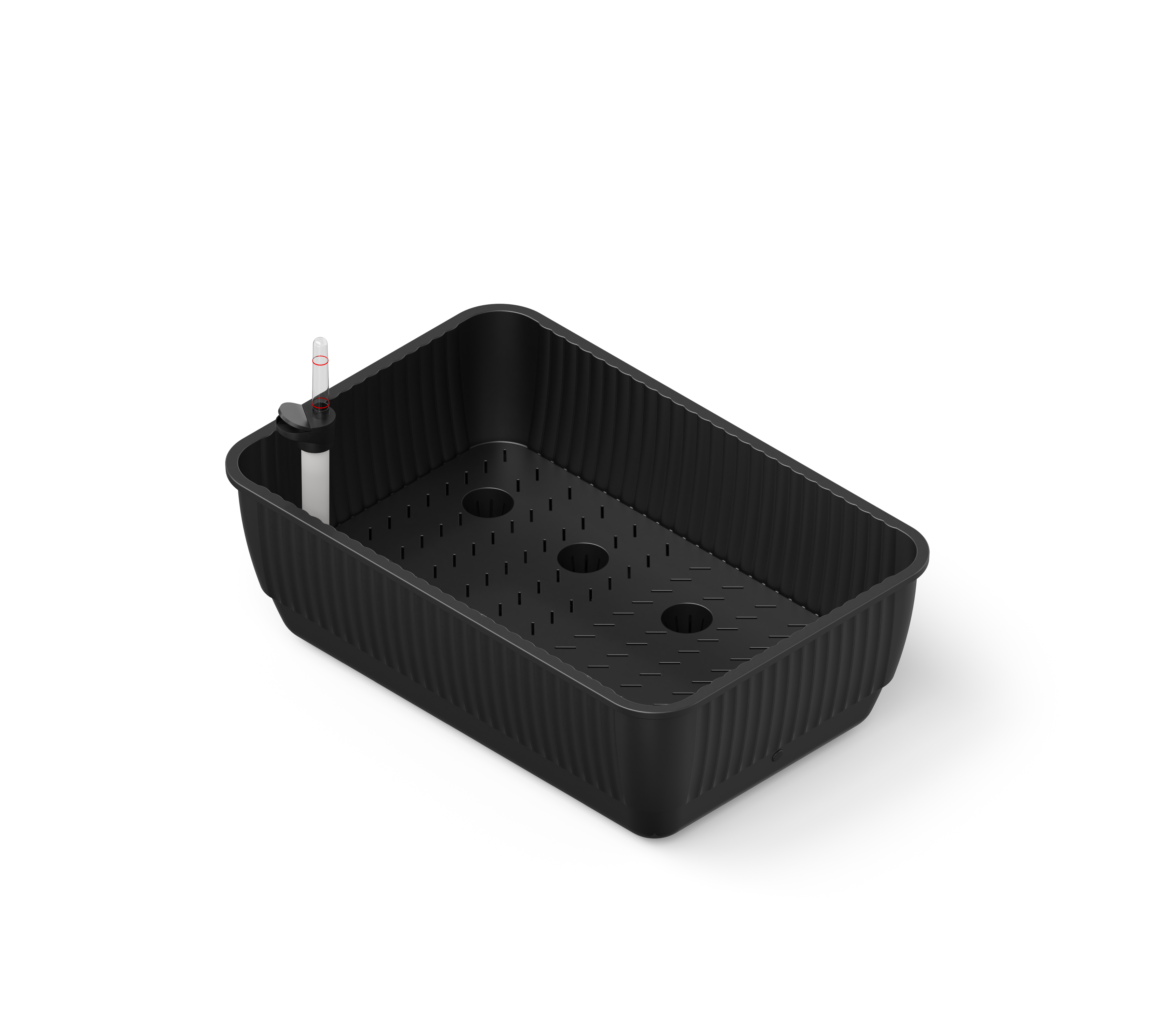 Upyard - Watersysteem - Zwart - 18x55x36.5 cm