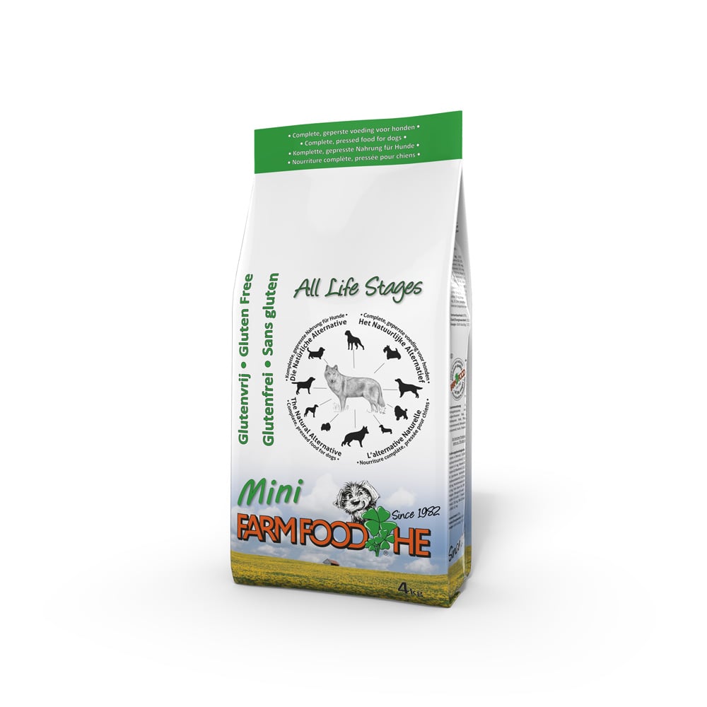 Farm Food HE Glutenvrij Mini - Hondenvoer - 4 Kilogram - Onbekend