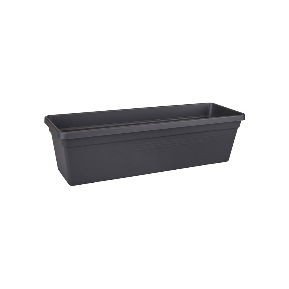 Elho Green basics - Balkonbak - Zwart - 14x58.3x16.5 cm