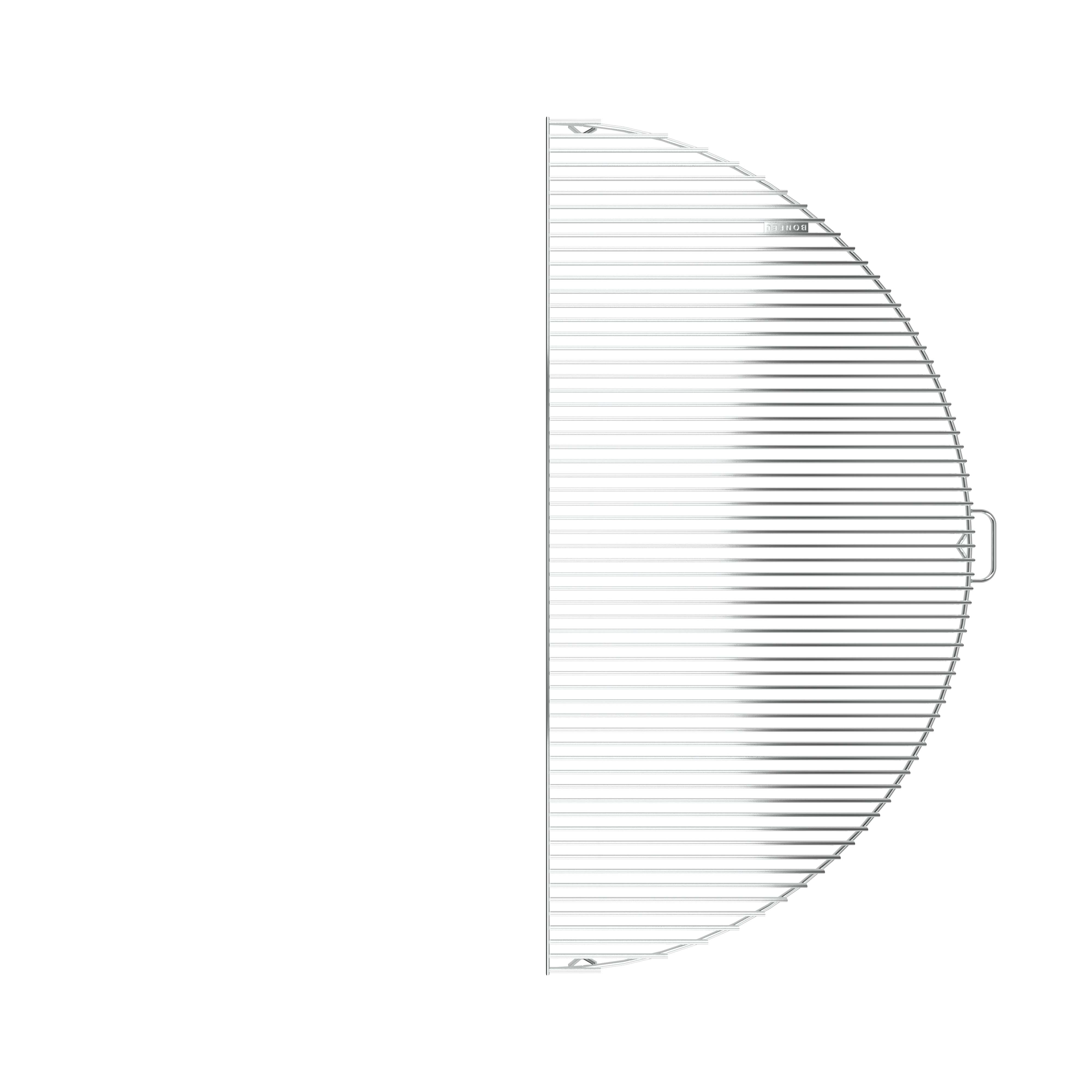 BonFeu Half - Grillrooster - Rond - Staal - 120 cm - Extra large