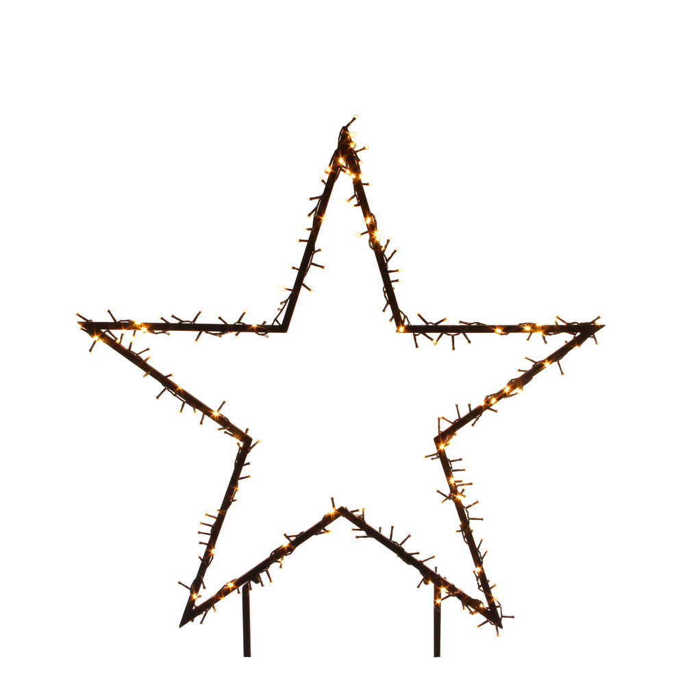 Luca Lighting Ster - Tuinsteker - 150 lampjes - 150 - Warm wit - 800 cm