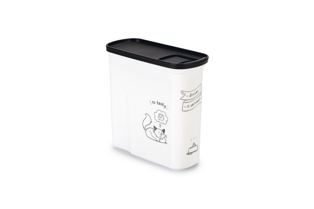Curver Dis - Kat - Voercontainer - 2 l - Wit