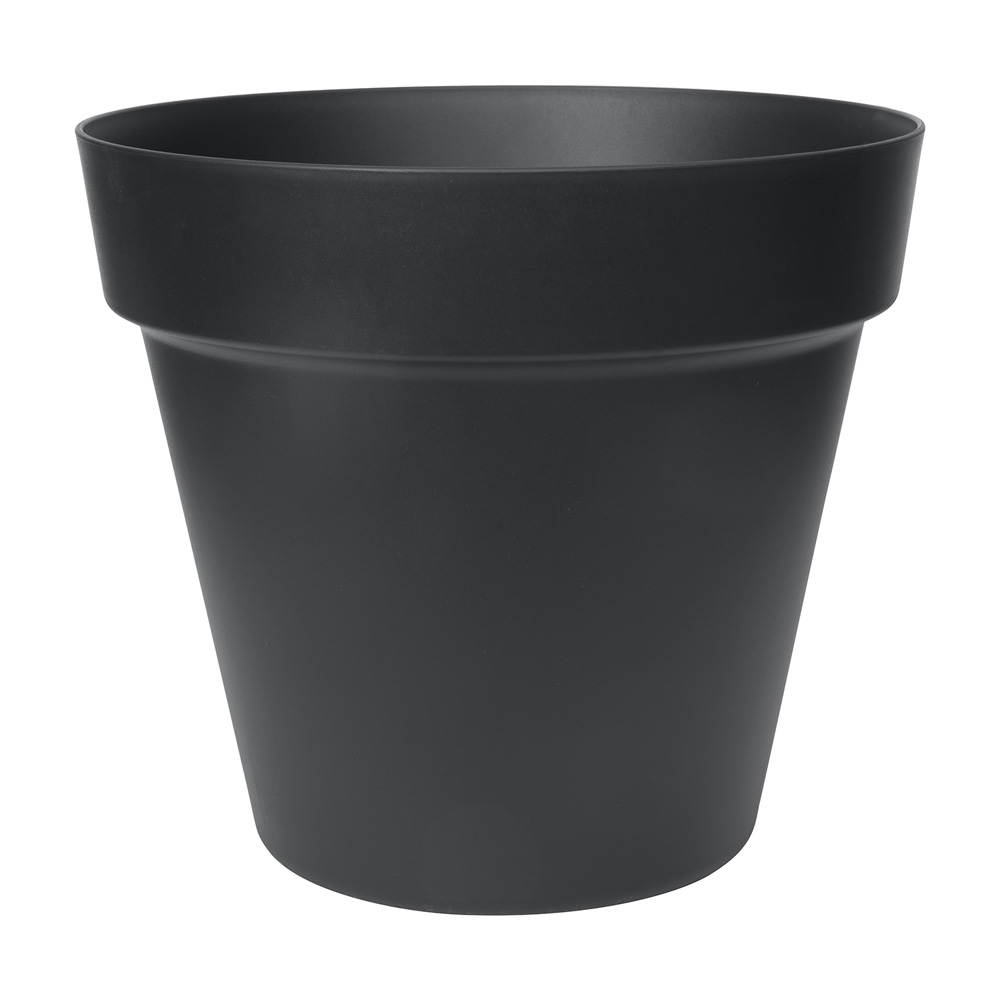 Easyday Smile - Bloempot - Zwart - 25 cm