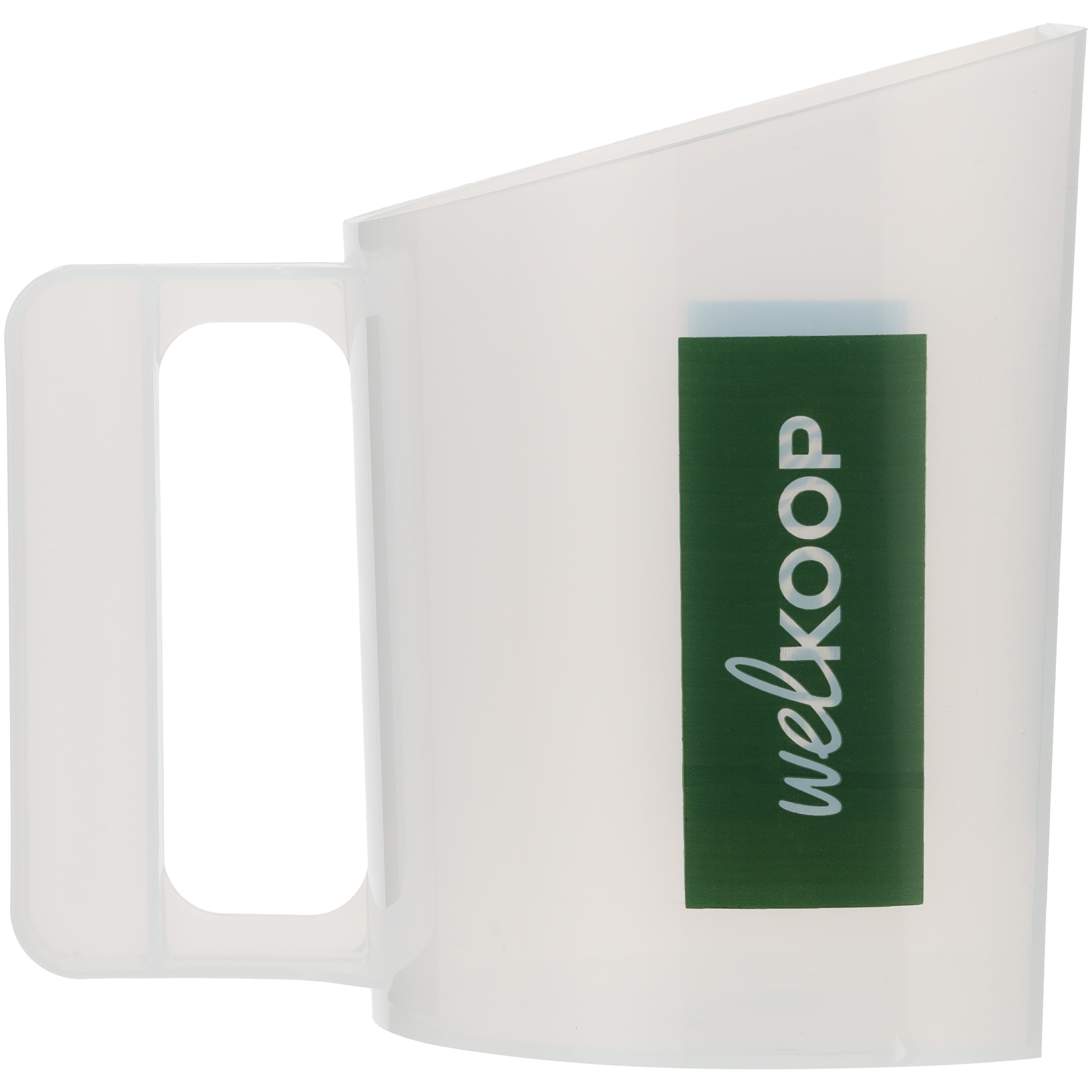 Welkoop Voerschep bekermodel - 1.5 Liter - Transparant