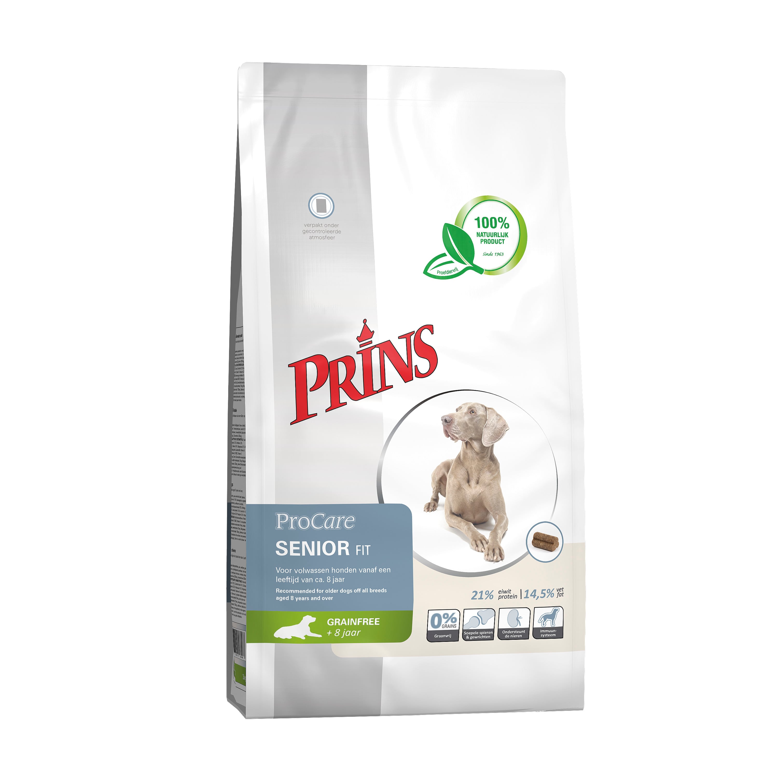 Prins ProCare Grainfree Senior Fit - Hondenvoer - 12 Kilogram - gevogelte Prins ProCare Grainfree Senior Fit - Hondenvoer - 12 Kilogram - gevogelte