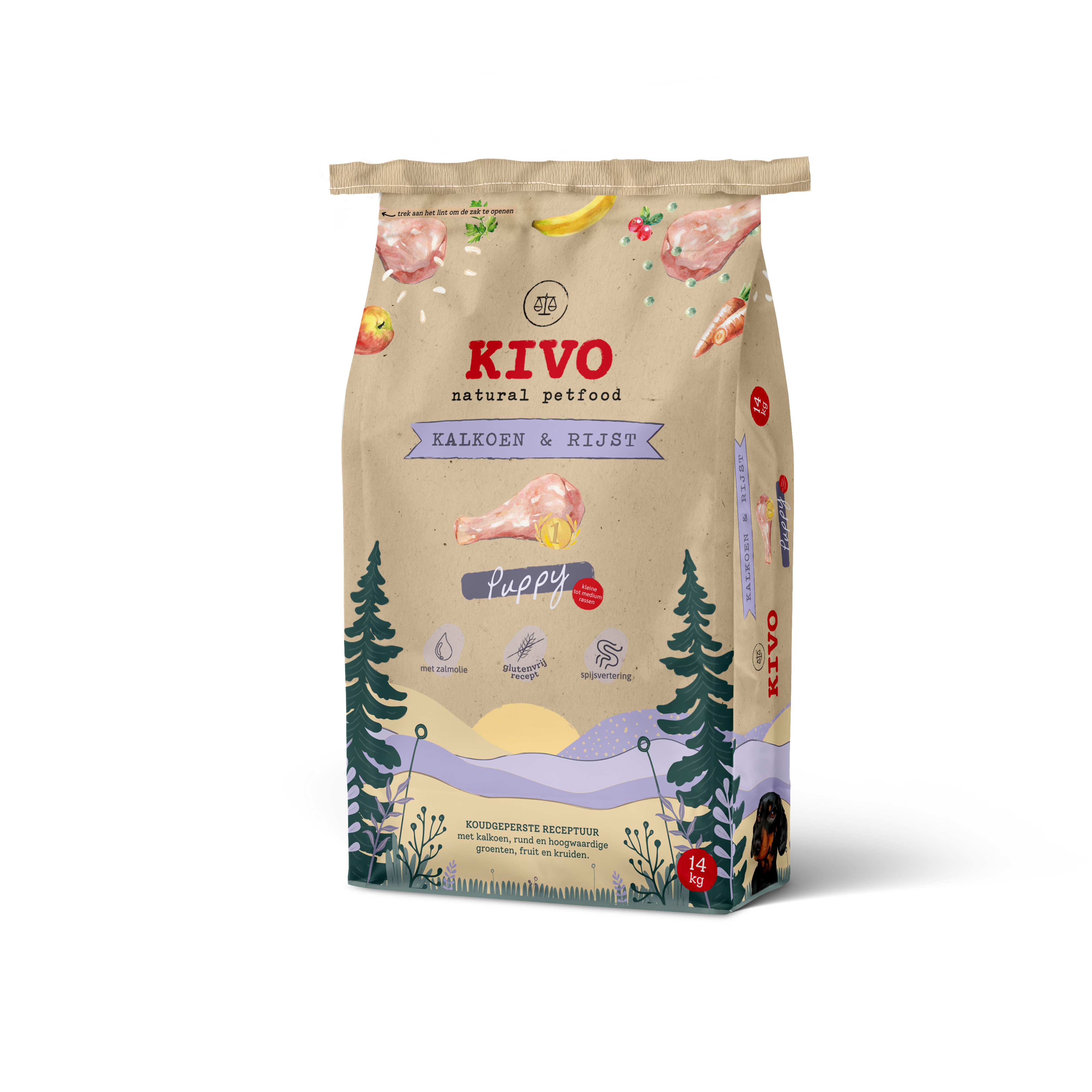 Kivo Pup - Hondenvoer - 14 Kilogram