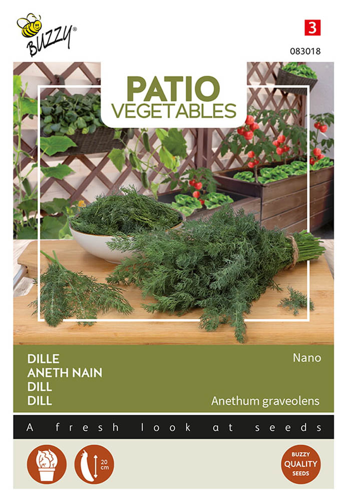 Buzzy Patio Veggies Dille nano - Kruidenzaden