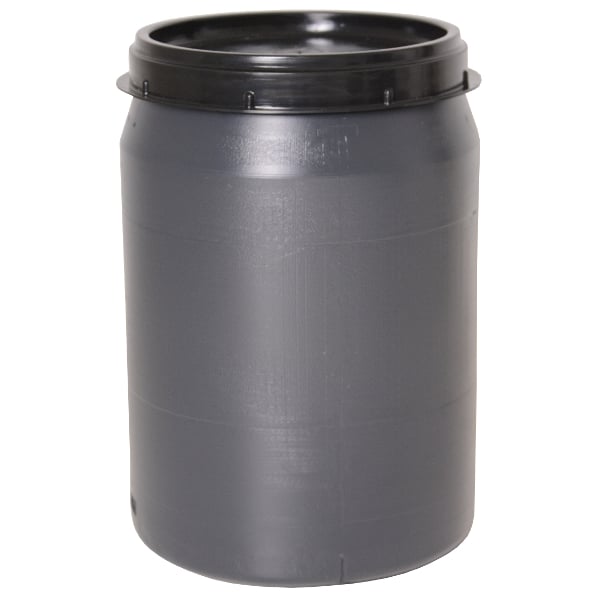 Voerton - Met schroefdeksel - 40 Liter - Grijs Voerton - Met schroefdeksel - 40 Liter - Grijs