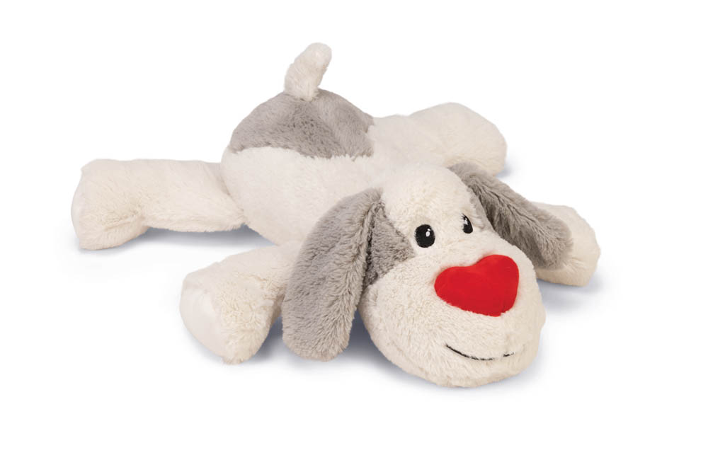 BEEZTEES Ties - Knuffel - Hondenspeelgoed - wit - 11x46x48 cm