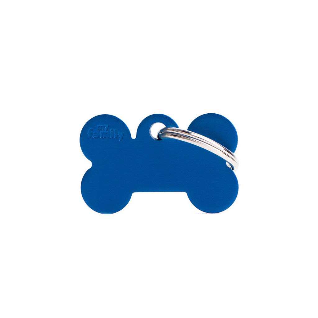 My Family Bot - Hondenpenning - blauw - S