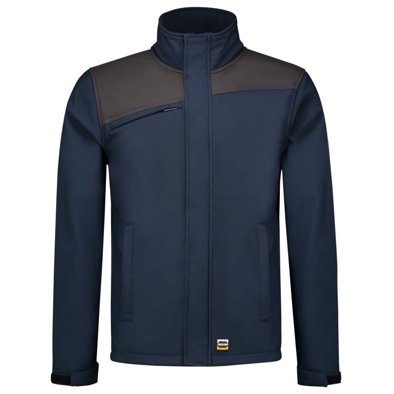 Tricorp Bicolor 402021 - Softshell jas - Blauw Donkergrijs - 3XL