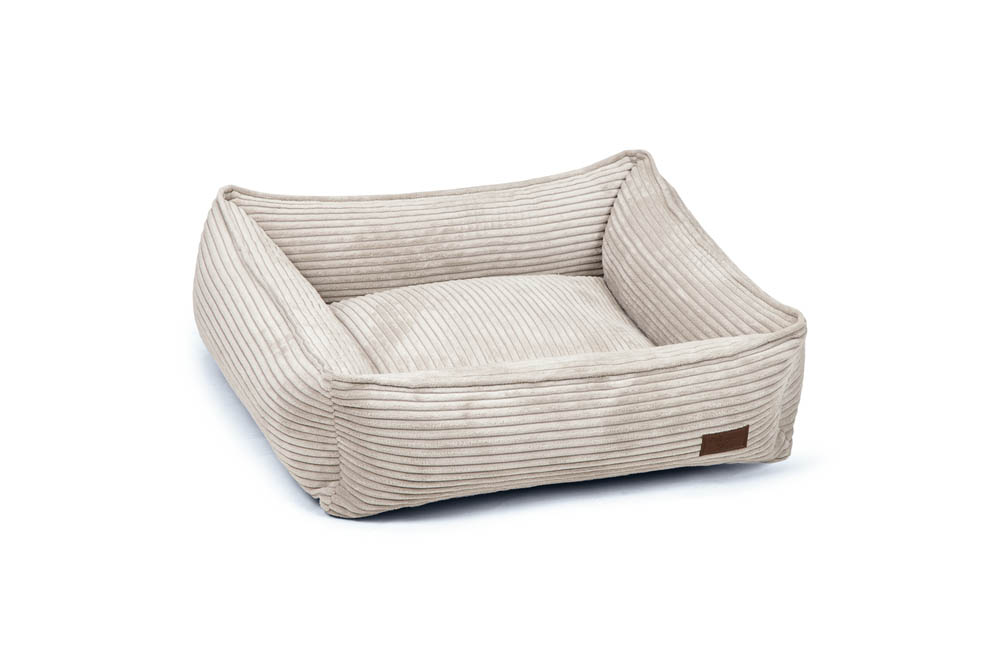 Designed by Lotte Ribbed - Hondenmand - lichtgrijs - 20x65x60 cm - S