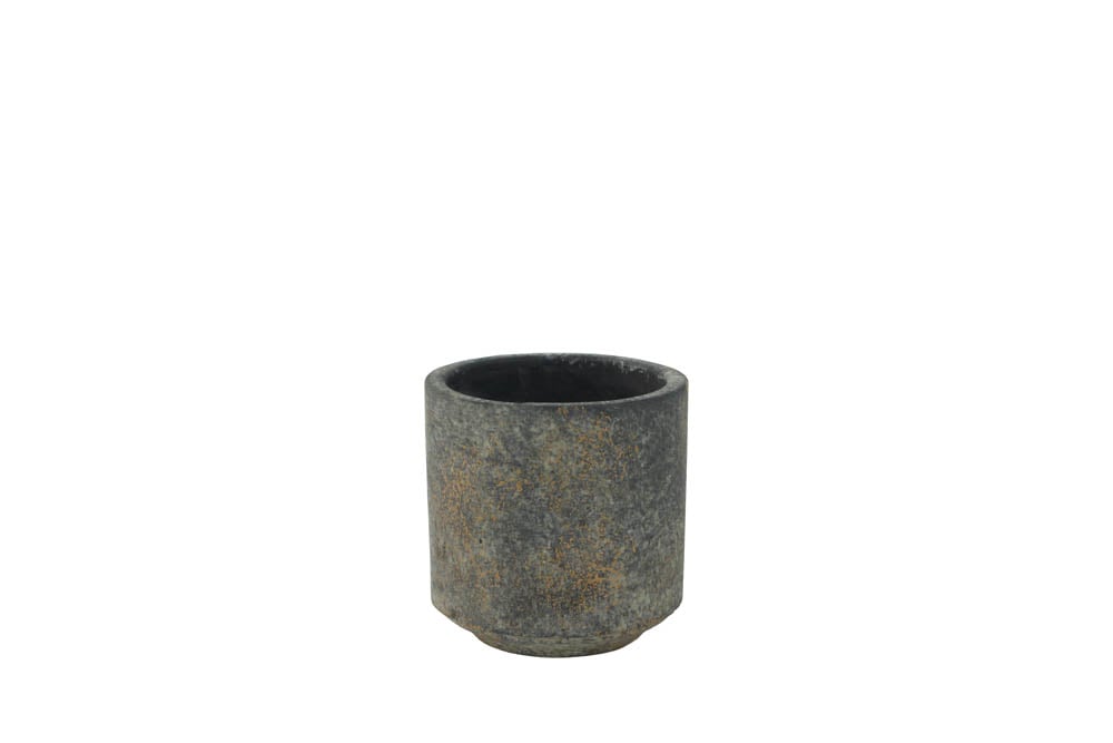 TS COLLECTION Saar - Bloempot - Grijs - 8 cm TS COLLECTION Saar - Bloempot - Grijs - 8 cm