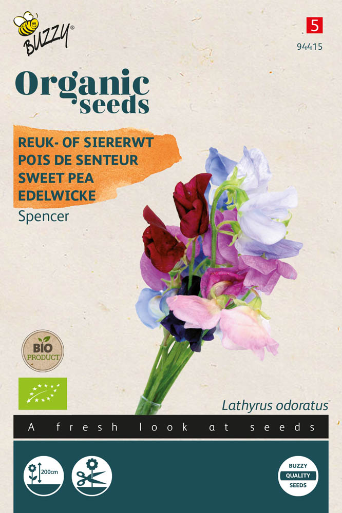 Buzzy Organic Bio Lathyrus Spencer - Bloemzaden