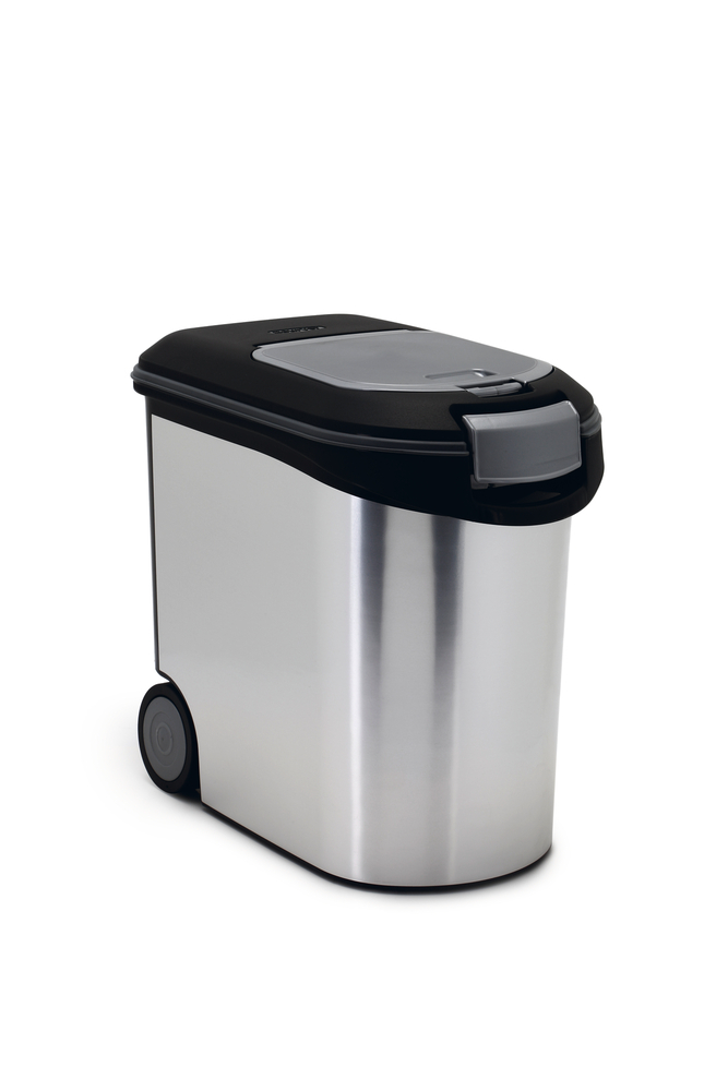 Curver Hond - Voercontainer - 35 Liter - Zilver