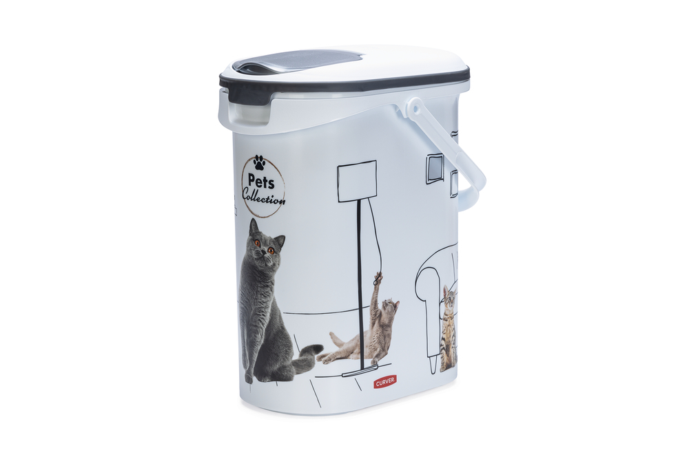 Curver Kat - Voercontainer - 10 l - Wit