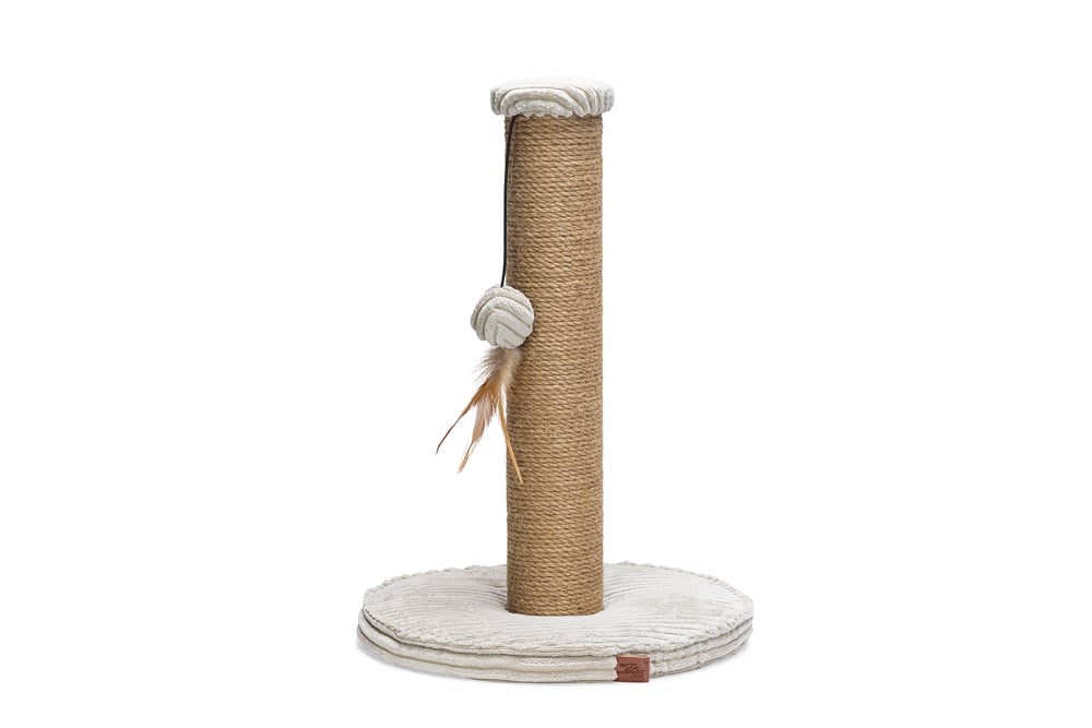 Designed by Lotte Ribbed - Krabpaal - Lichtgrijs - 51x35x35 cm