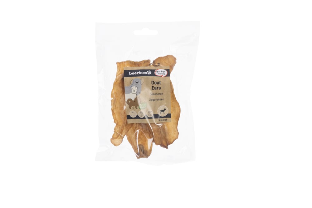 Beeztees Geitenoren - Hondensnack - 5 Stuks - geit Beeztees Geitenoren - Hondensnack - 5 Stuks - geit