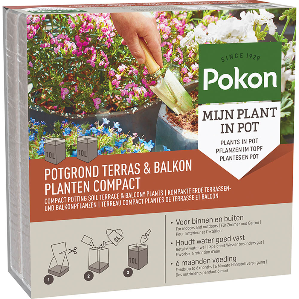 Pokon Terras- en Balkon Compact - Potgrond - 20 Liter