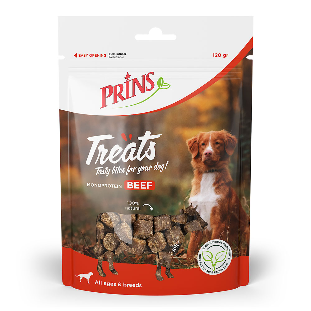 Prins Treats - Hondensnack - 120 Gram - rund
