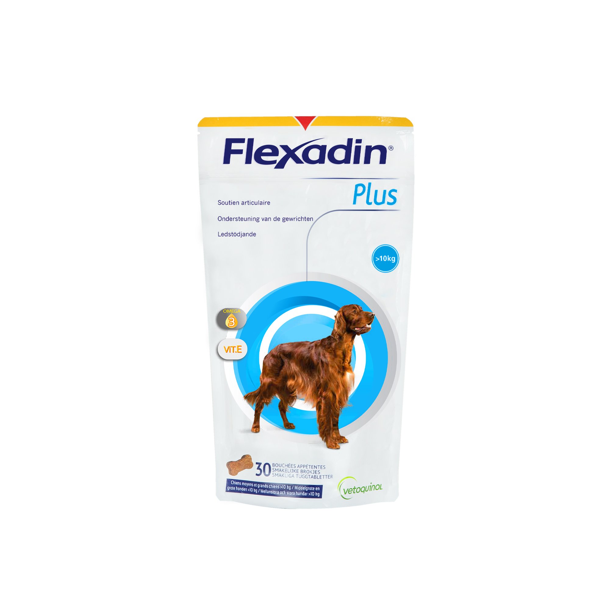 Flexadin Plus Maxi Junior  - Soepele Gewrichten Hond - 30 Stuks - Vlees