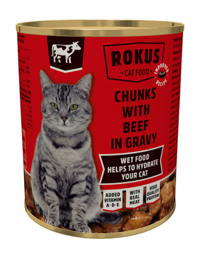 Rokus Adult - Kattenvoer - 810 Gram - rund