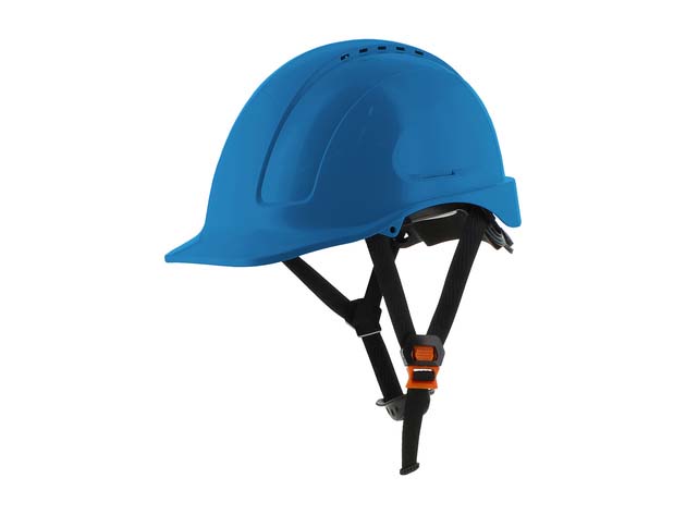 Safety Jogger Ajusco Lichtgewicht - Veiligheidshelm - met Kinband - Blauw - 1 maat
