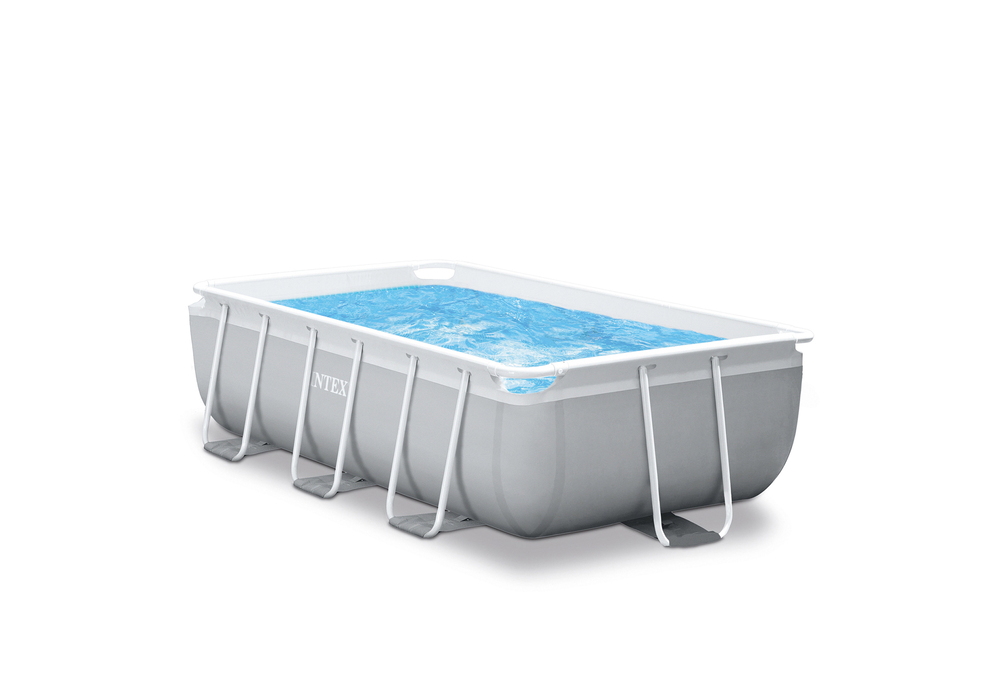 Intex Prism Frame Pool - Zwembad - Grijs - 129x175x80 cm